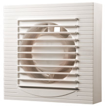 Badrumsventilator m/hygrostat og timer - GRAD